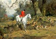 unknow artist Classical hunting fox, Equestrian and Beautiful Horses, 228. china oil painting artist